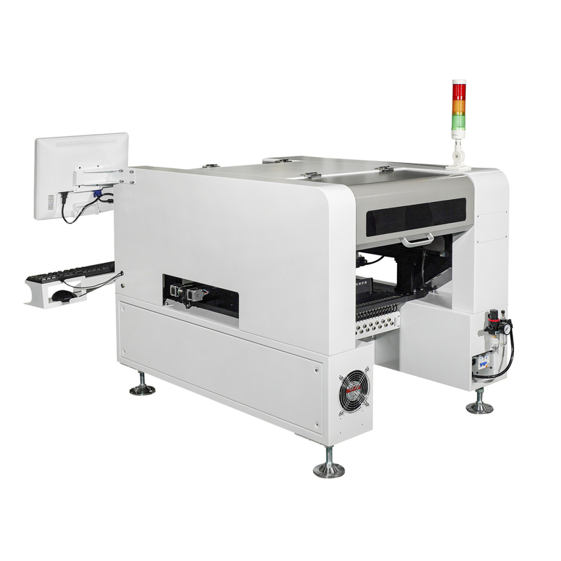 Compact 8 Head Pick And Place Equipment Tabletop
