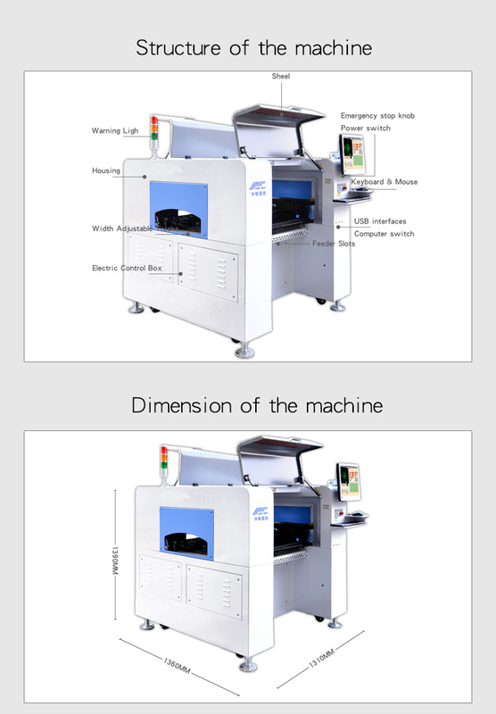 Smt PNP Small Pick And Place Machine PCB Assembly Machine Panasonic Controler