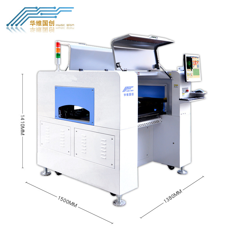 120 Feeders SMT Pick Place Machine / HWGC Smd Placement Machine 380mmX400mm