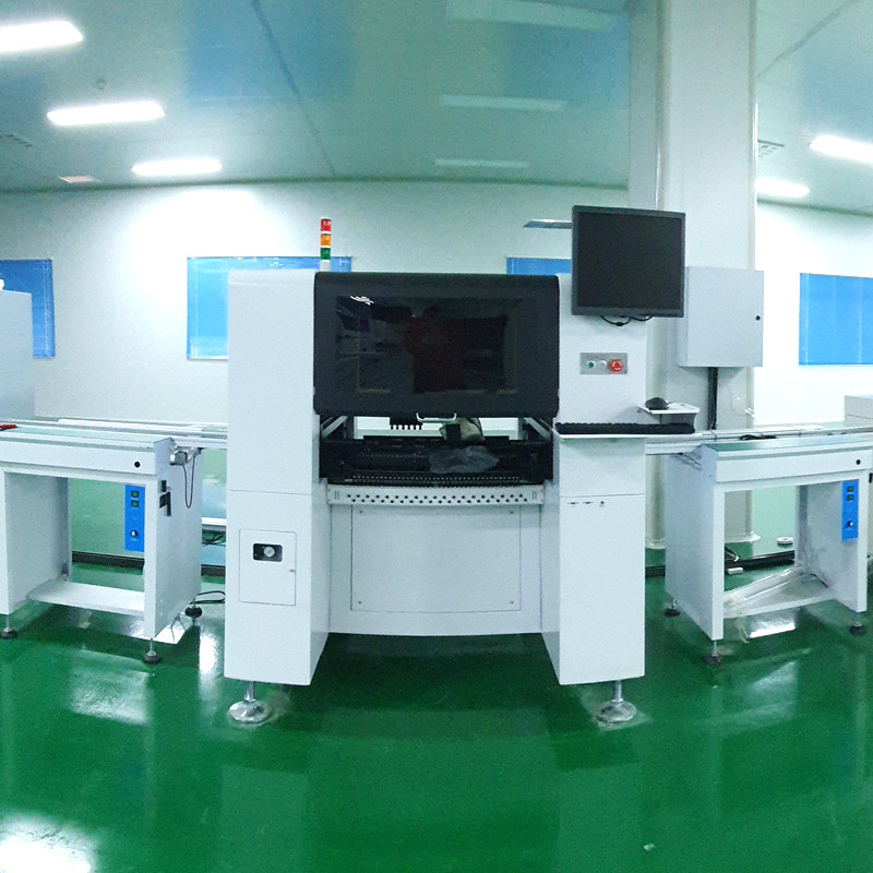 Desktop SMT Pick And Place Machine OEM HW-DSQ800-120F Equipped 8 Heads Ball Screw
