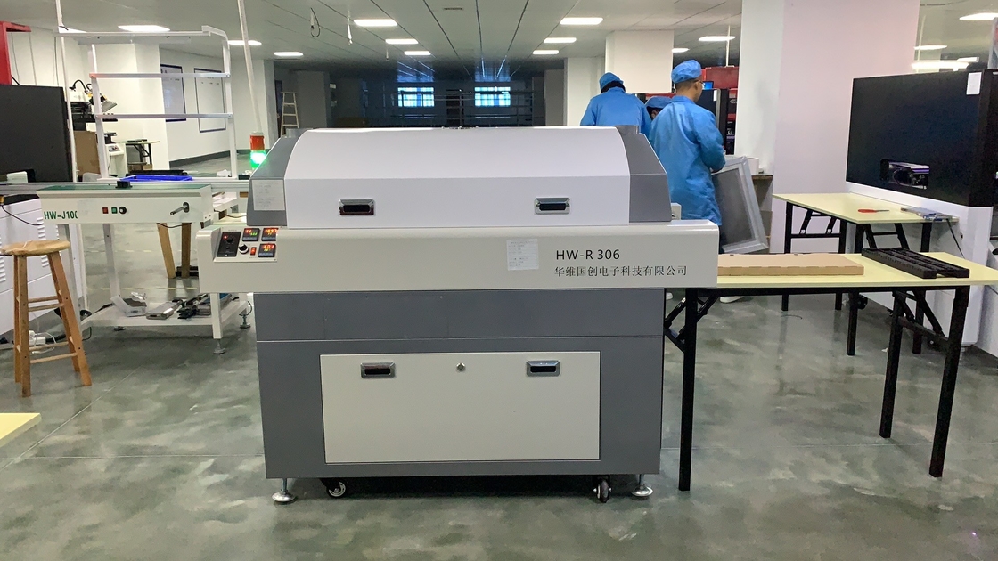 Desktop Infrared Reflow Oven HWGC SMT PCB Board Manufacturing Machine 26000pcs/H